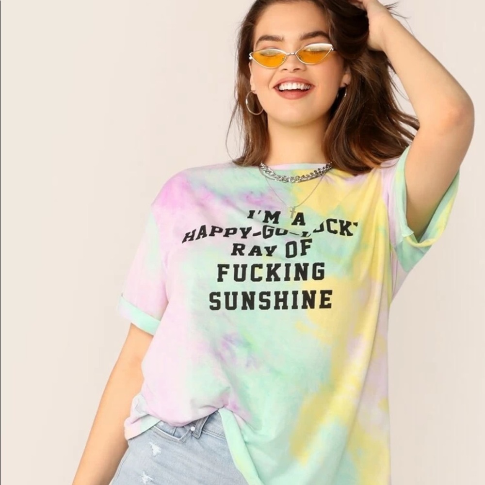 Tie Dyed Graphic Tee